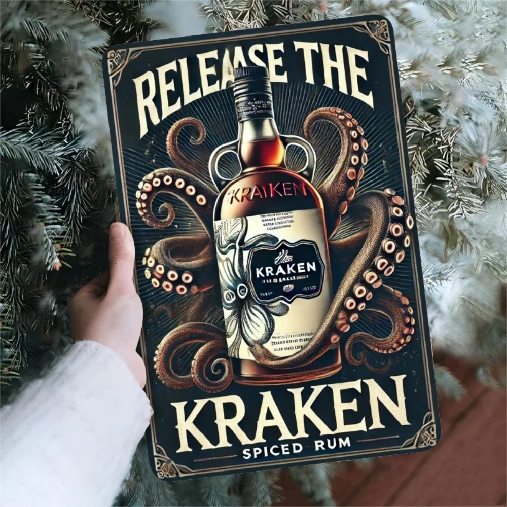 Vintage Kraken Spiced Rum Meta - Vintage Fashion Plates recension och pris