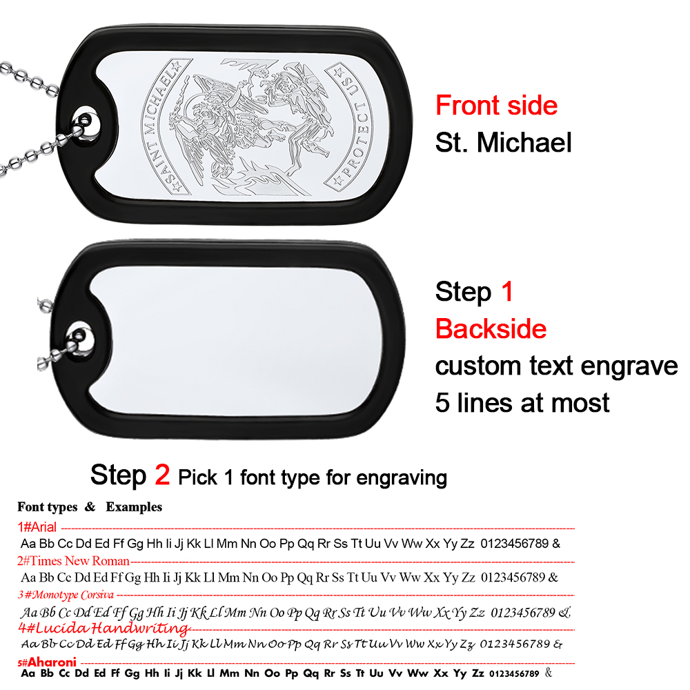 U7 Custom St. Michael Tag Neck - Vintage Fashion Tags recension och pris