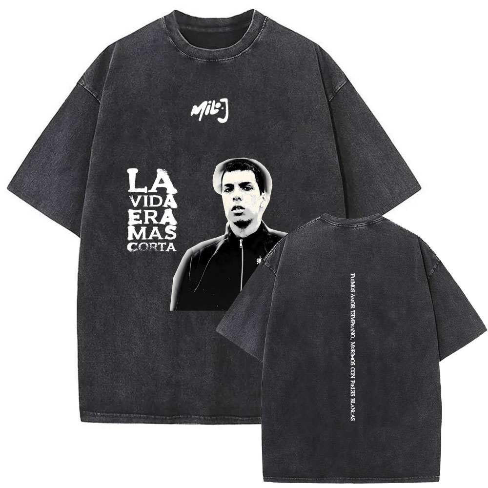 Washed Vintage Rapper Milo J L - Vintage Fashion La recension och pris