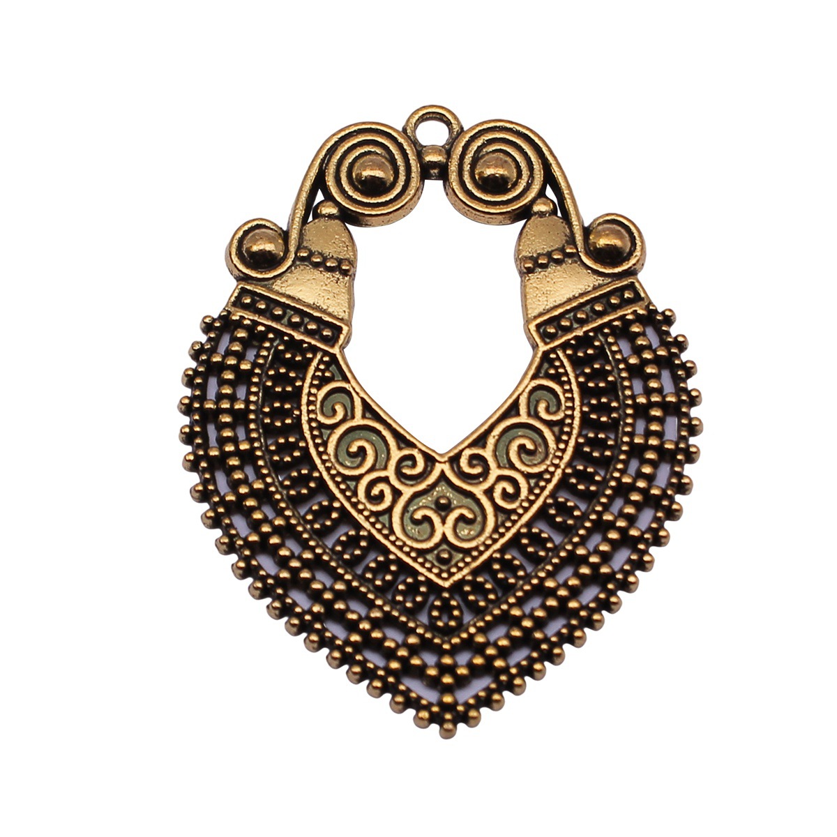 8pcs 48x37mm(1.89x1.46inch) 2  - Vintage Fashion Earrings recension och pris