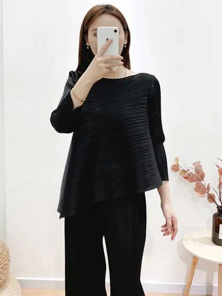 Shirts For Pleated Women Loose - Vintage Fashion Build recension och pris