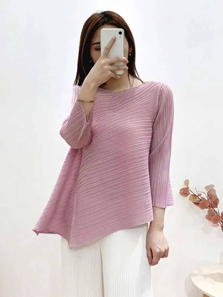 Shirts For Pleated Women Loose - Vintage Fashion Build recension och pris