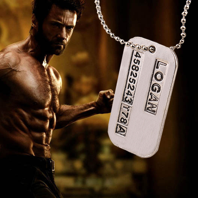 X Men Necklace Logan Hugh Jack - Vintage Fashion Tags recension och pris