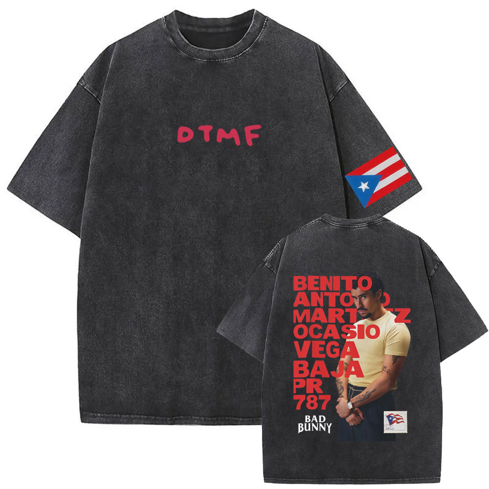 Washed Vintage Rapper Bad Bunn - Vintage Fashion World recension och pris