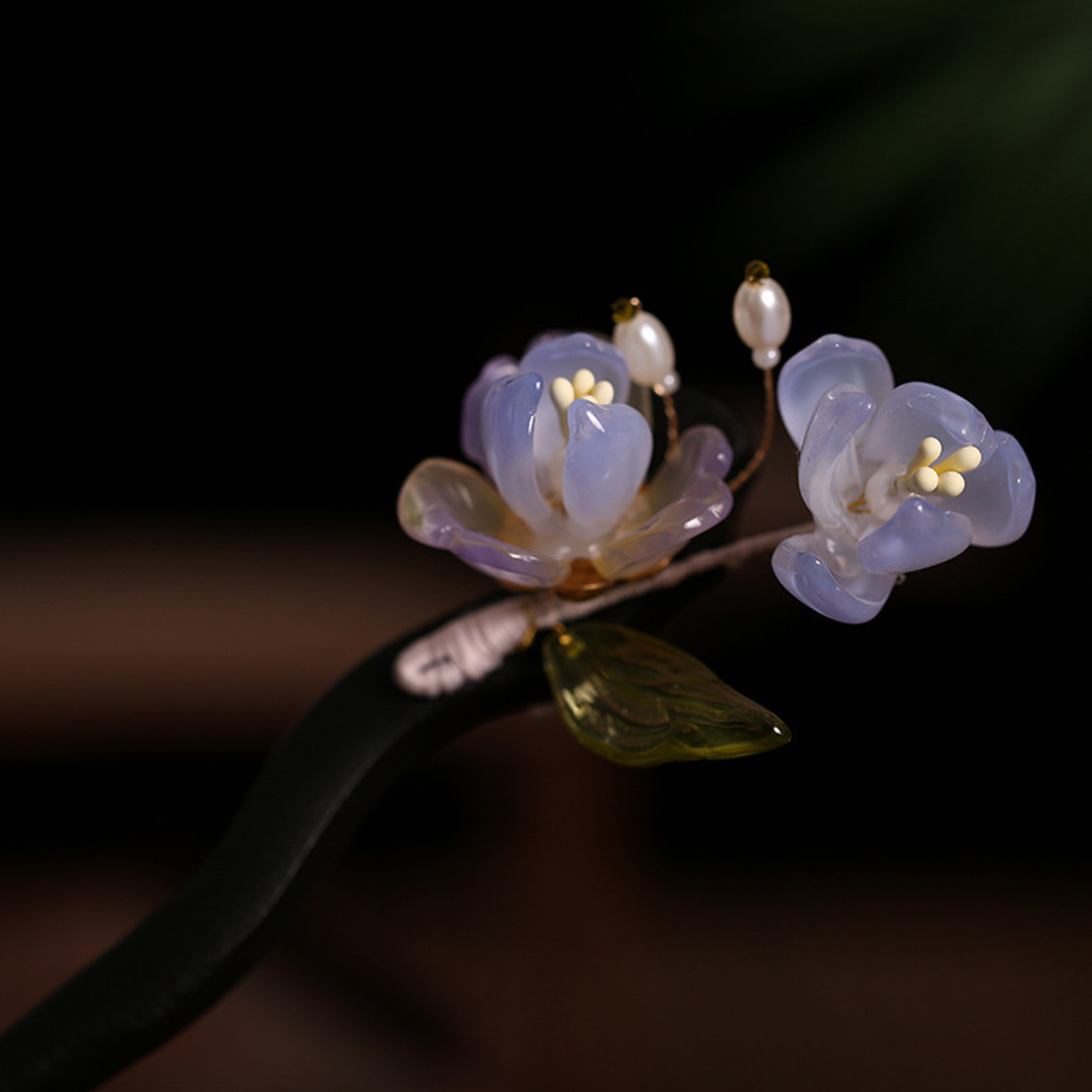 Vintage Wooden Flower Hairpin  - Vintage Fashion Ai recension och pris